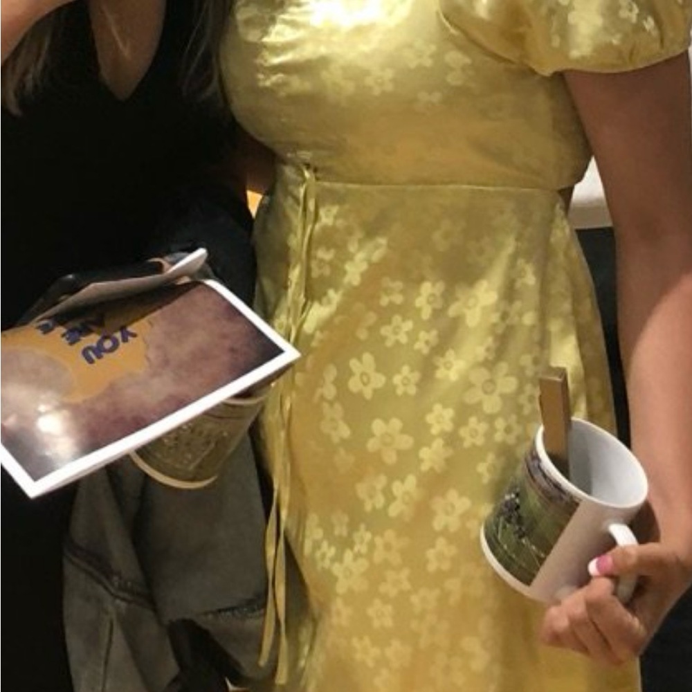 Yellow Floral Dress